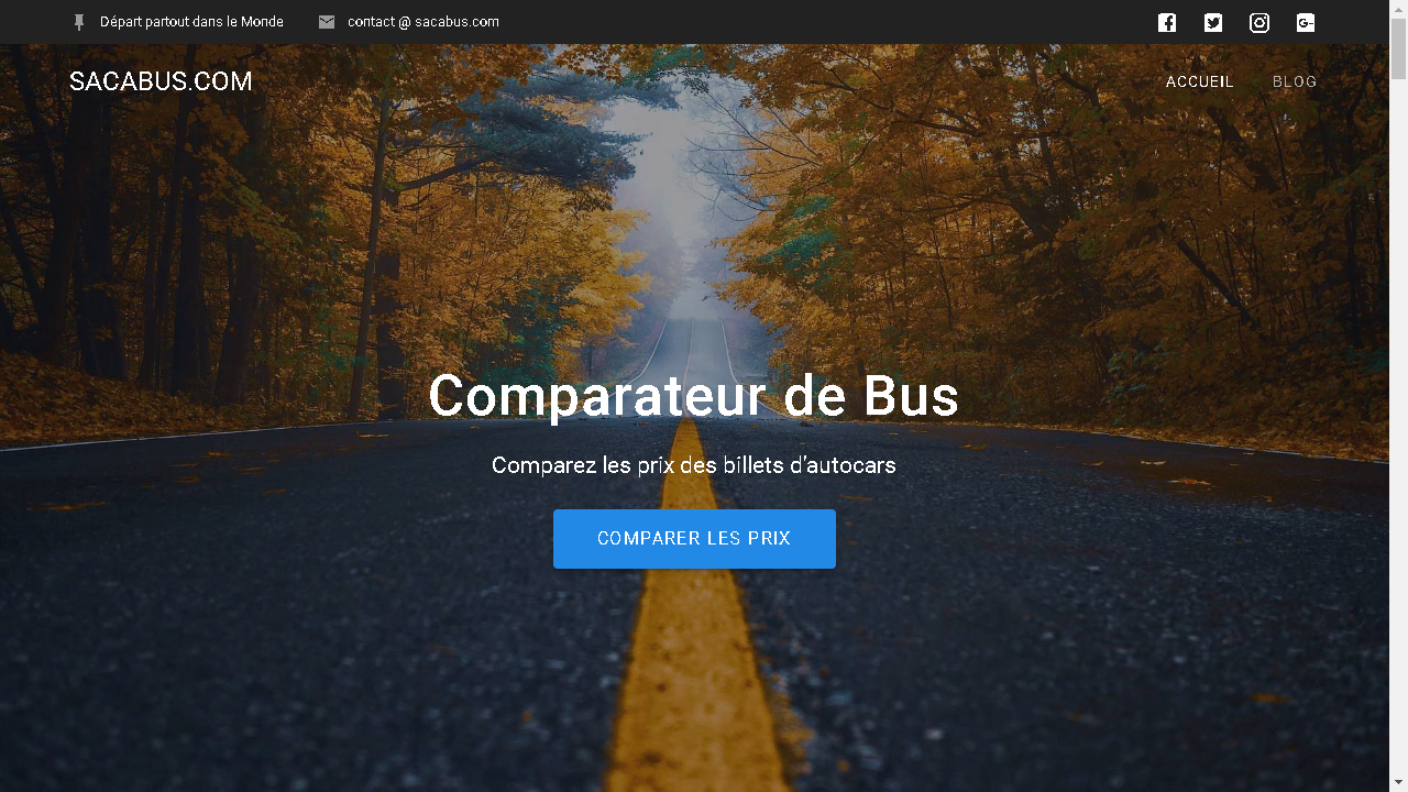 Capture d'écran de https://sacabus.com/